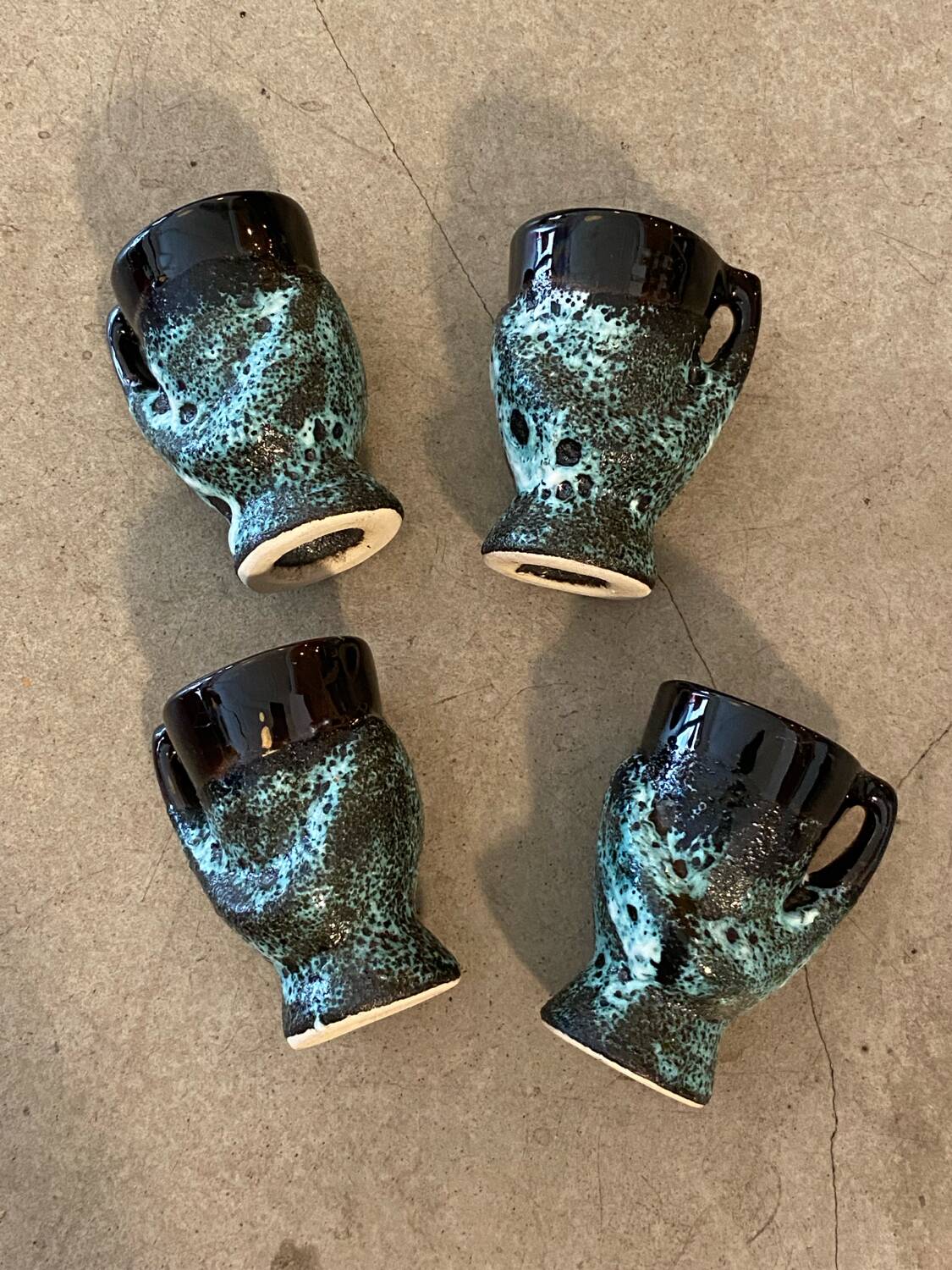 fat lava ceramic cups