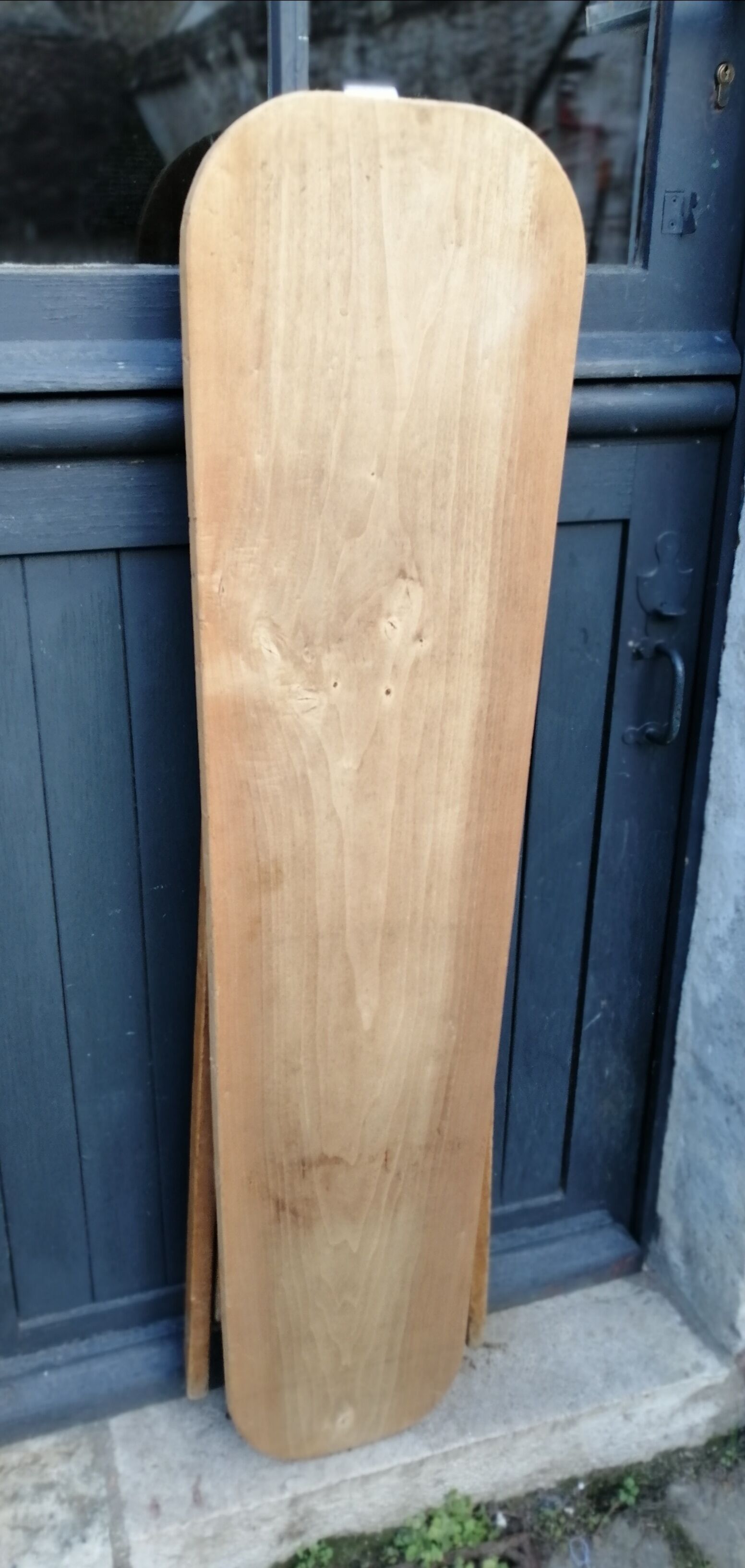 Wooden ironing board