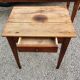 Children's desk table in wax wood
