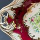 Oblong dish in Paris Sèvres porcelain with Louis XV style floral decoration