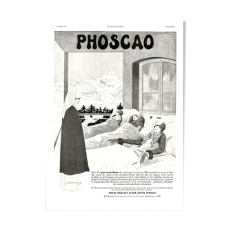 Affiche vintage années 30 Café Phoscao