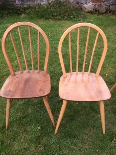 Set of 4 Ercol chairs