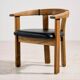 Vintage Oak Armchair by Lars Gangsø, 1970s