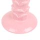 Vintage pink vase palm tree martan portugal 701 crackle porcelain 31cm