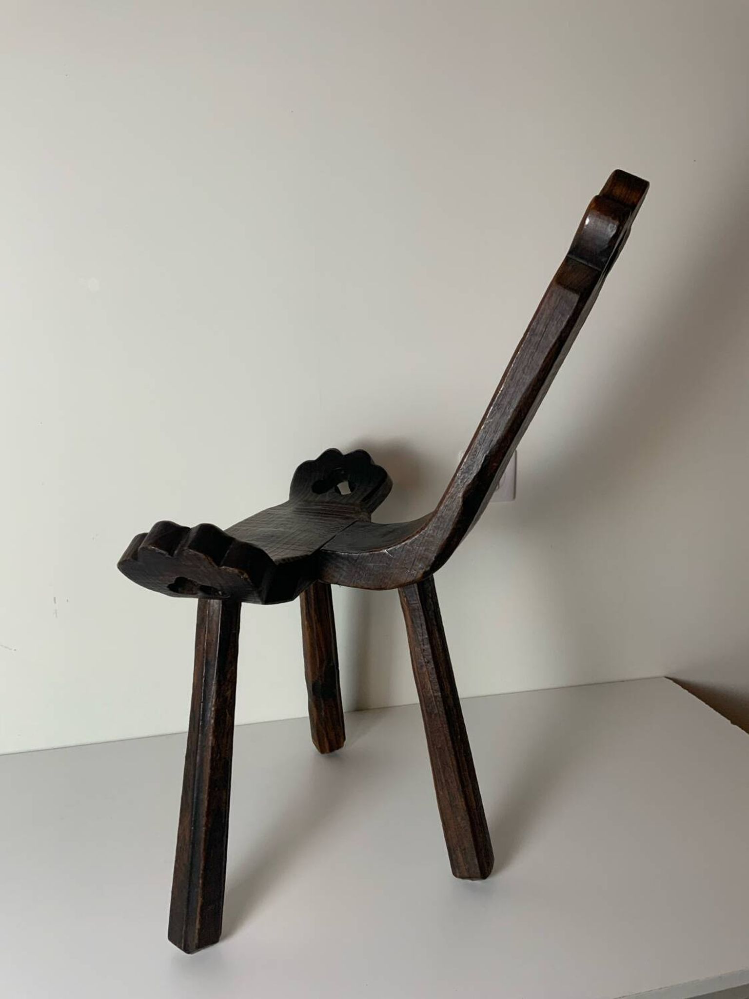 Brutalist pair of chairs