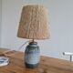 Artisanal stoneware lamp 1960