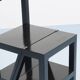 Black Metamorphic Library Steps Folding Ladder Chair, Germany, 1970s
