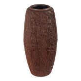 Vintage Mid Century brutalist sgraffito decor ceramic vase