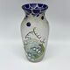 Legras vase with thrush