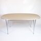 Superellipse Dining Table Model B616 With Grey Laminate By Piet Hein