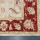 Traditional Living Room Rug, Cream Red Floral Oriental Carpet 119x175cm