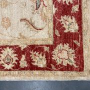 Traditional Living Room Rug, Cream Red Floral Oriental Carpet 119x175cm