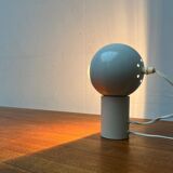 Swiss minimalist magnetic table lamp from the mid-century space age, 1960s.