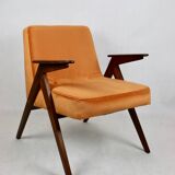 Fauteuil Orange Bunny attribué à Józef Chierowski, 1970