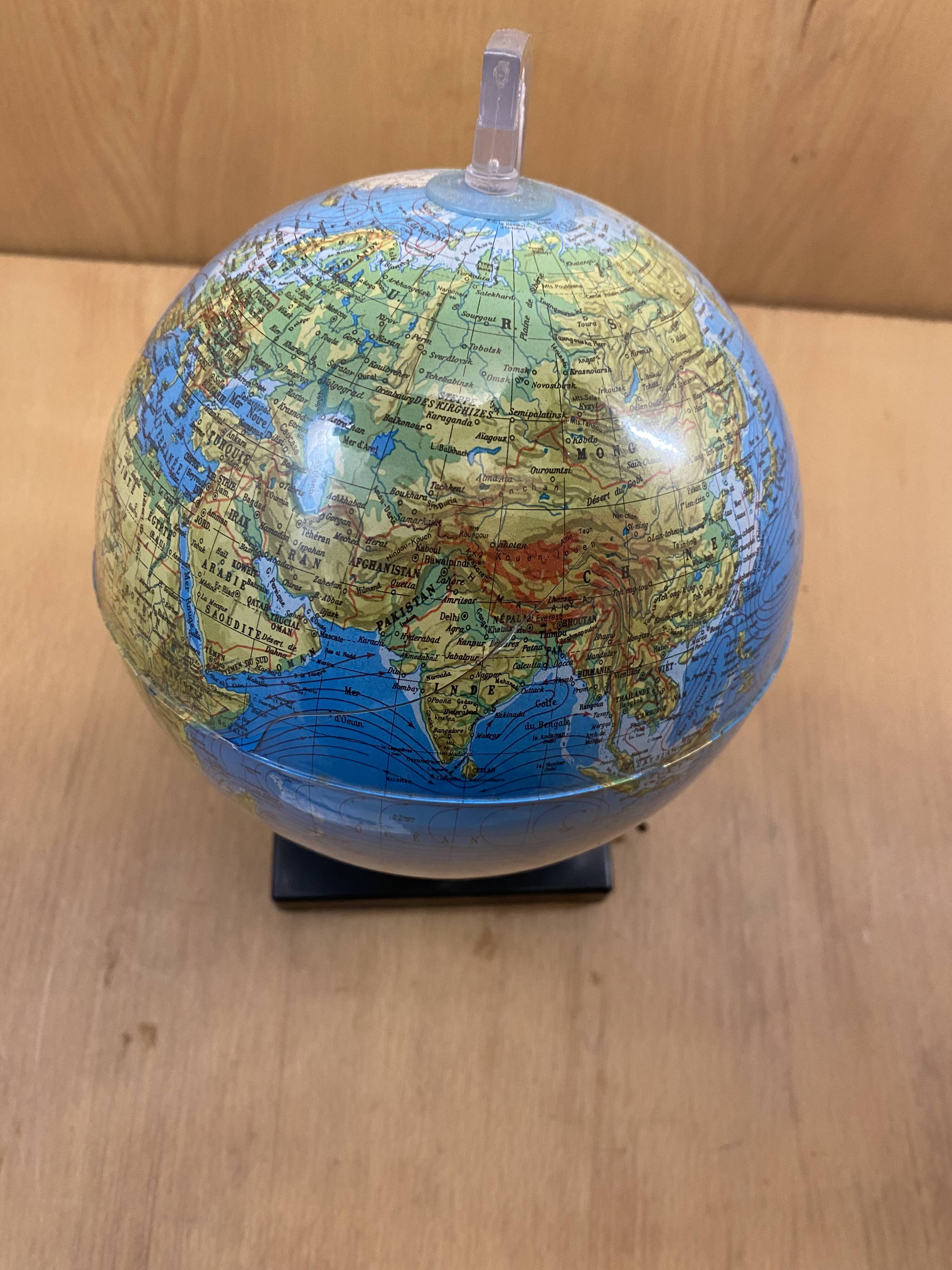 Terrestrial globe 70s
