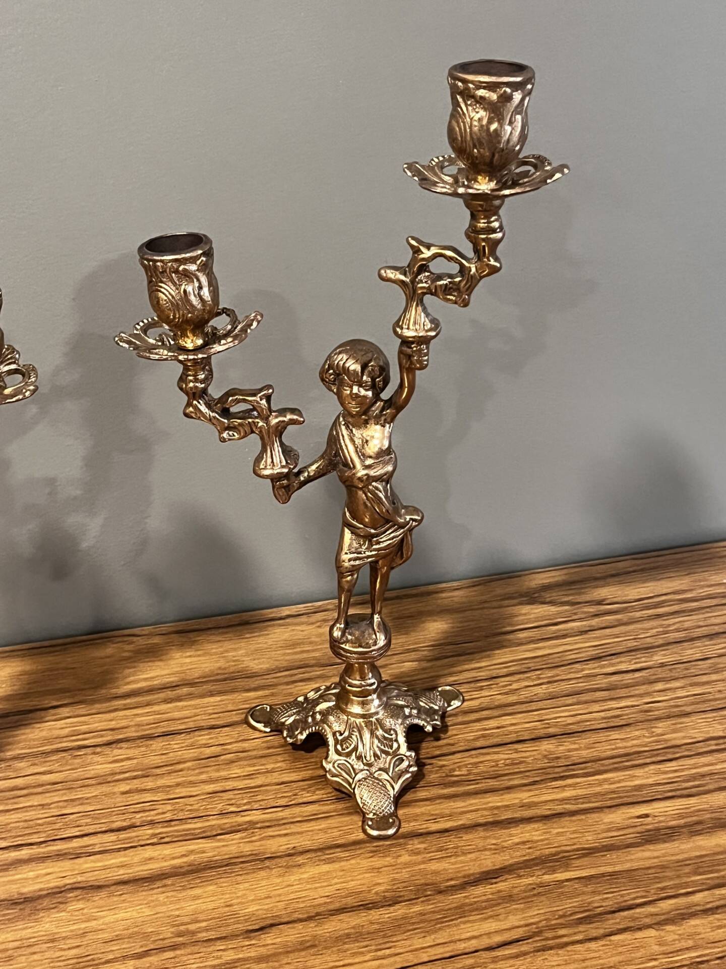Antique candlesticks