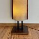Vintage floor lamp, Rosewood and Perspex, France 1960