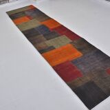 Colorful Vintage Wool Kilim Runner sku 3851