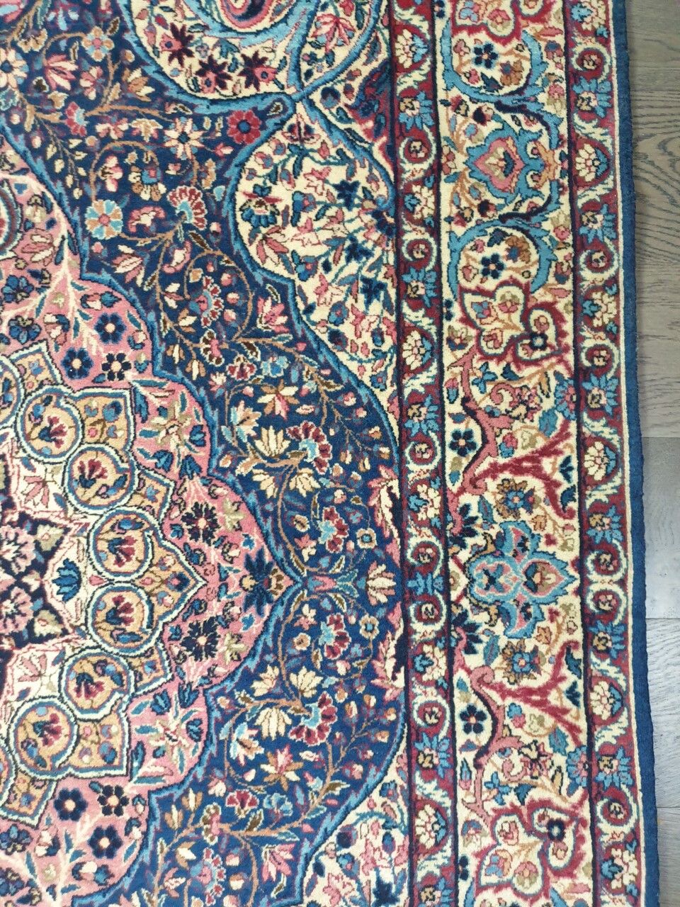 Handmade Kerman rug