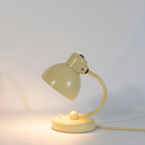 Kandem bedside lamp circa 1940, model n°1227 st, Design Marianne Brandt and Hin Bredendieck.