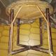 Table basse en rotin ancienne