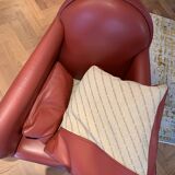 Model Lyra Leather Armchairs by Renzo Frau for Poltrona Frau, 1930s, Set of 2
