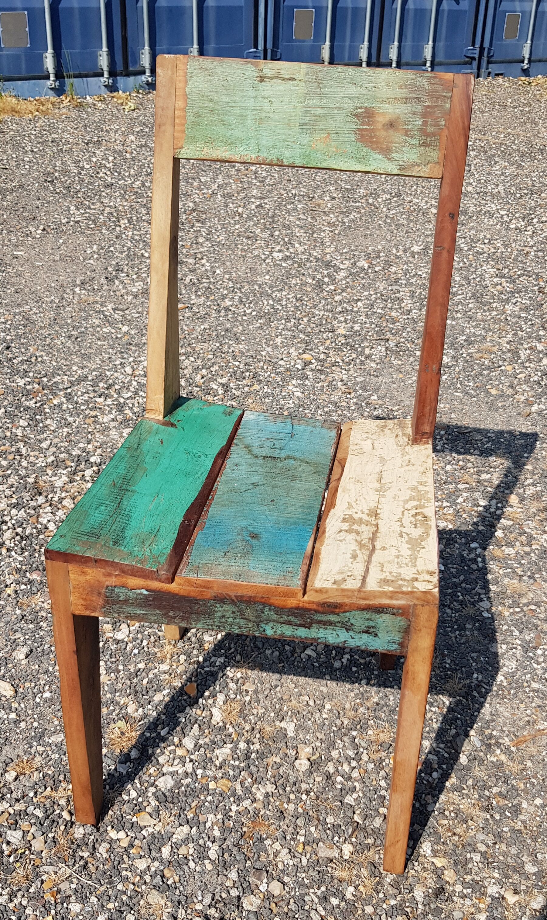 Teak table with 6 chairs