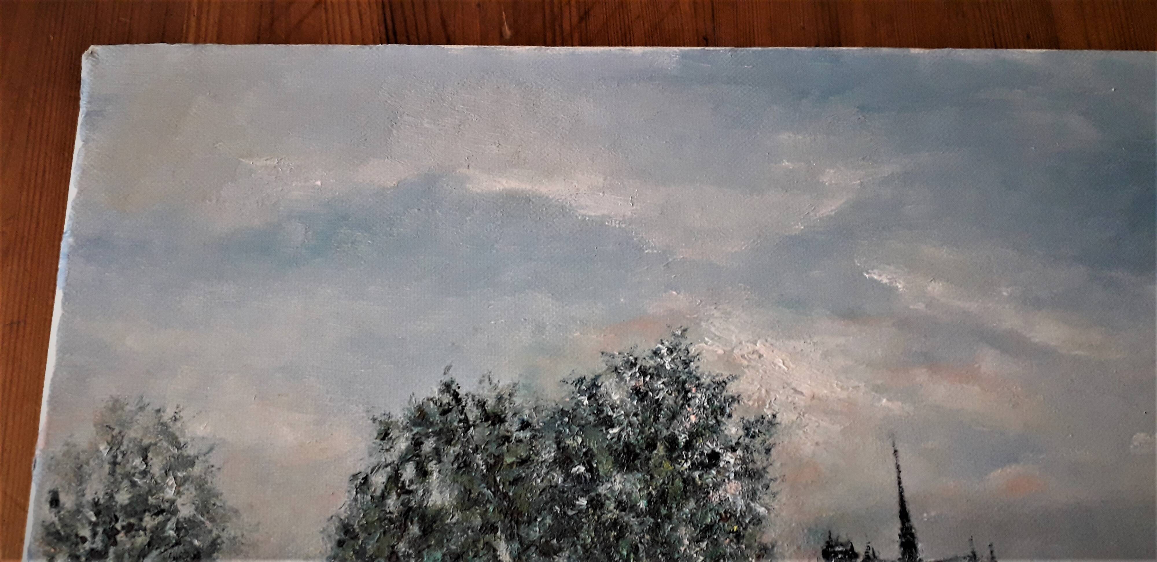 Beautiful oil painting on canvas 41 x 33 cm