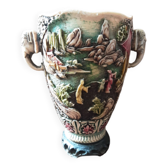 Grand vase asiatique