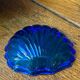 Beurrier coquille avec couteau, plaqué argent, Queen