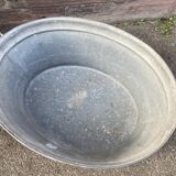Bassine baignoire en zinc vintage 85 litres