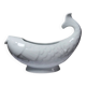 White porcelain sauce boat fish Ocean France, 1970s-1980s