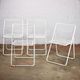 Série de 4 chaises Ted Net Niels Gammelgaard pour Ikea