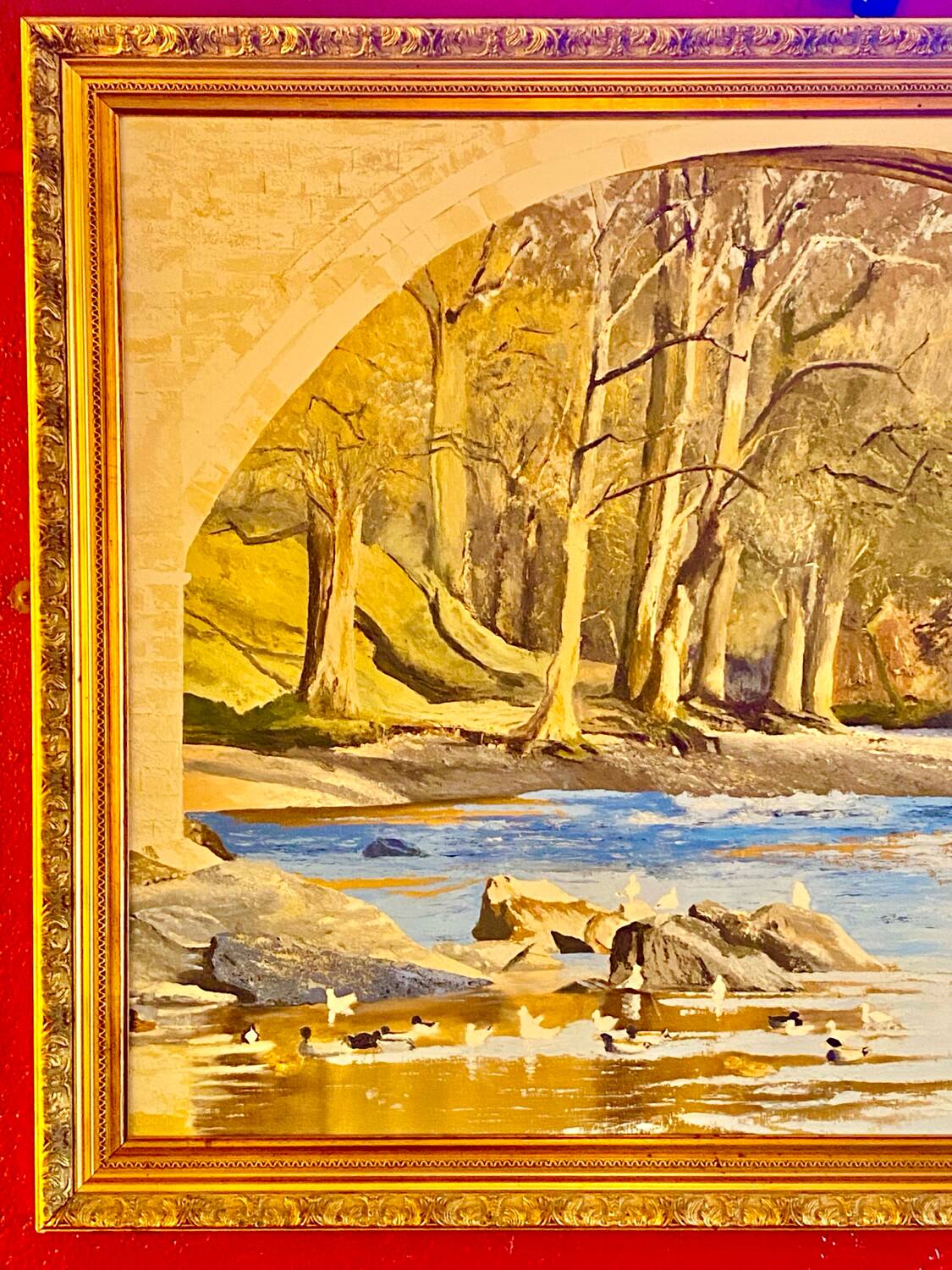 Peinture à l'huile originale – Pont du Diable, Kirkby Lonsdale (2000) – Booth