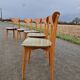 Lot de 5 chaises vintage style scandinave