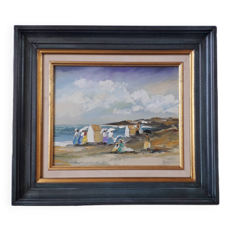 Tableau ancien à l'huile