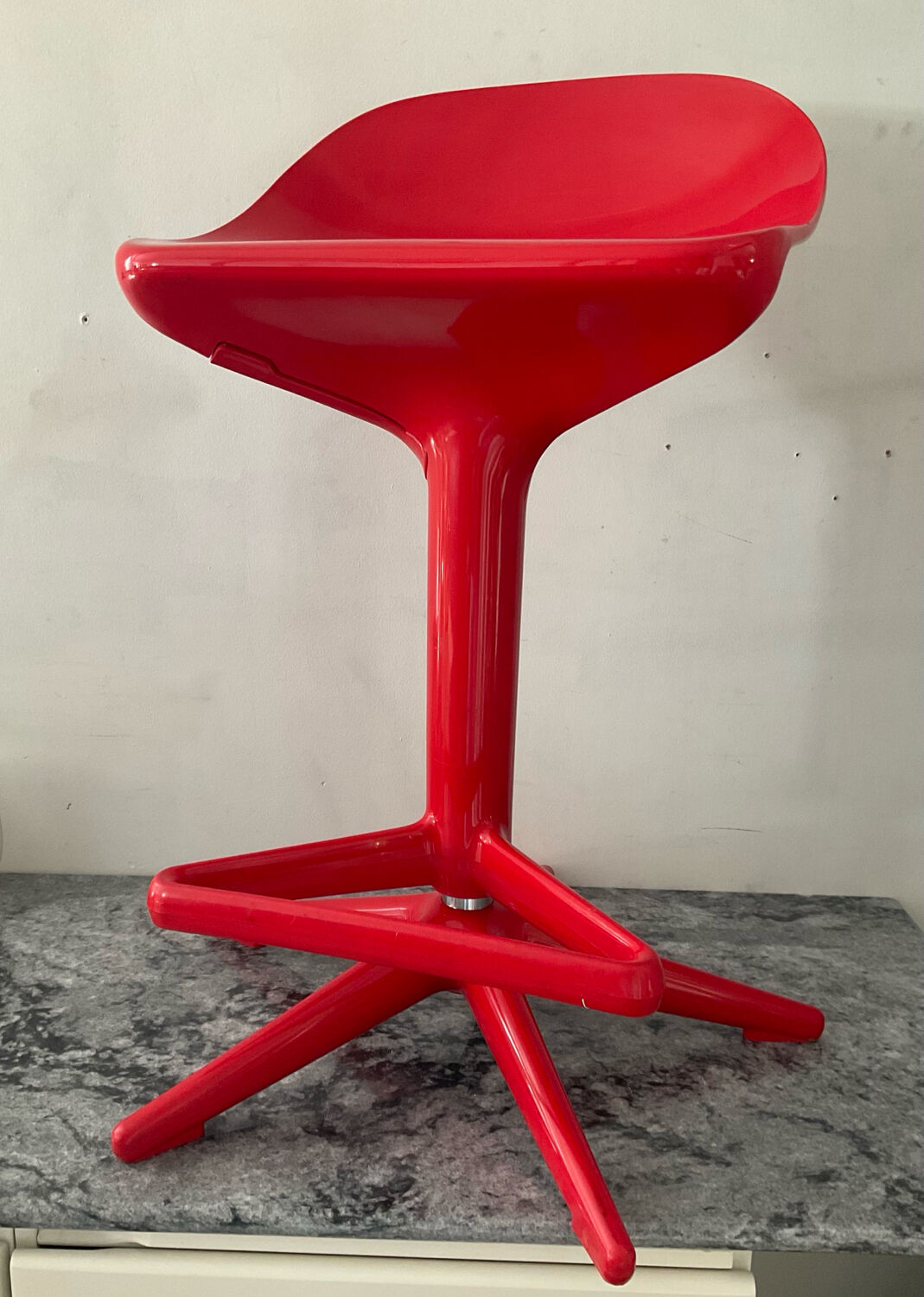 Spoon stool for Kartell by Antonio Citterio