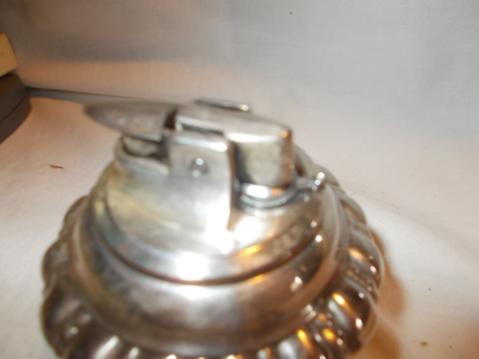 Silver-plated metal lighter