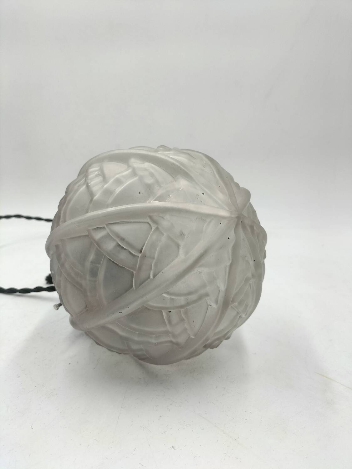 Art Deco glass pendant light