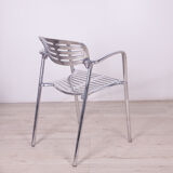 Aluminium stackable chair by Jorge Pensi for Amat 3, 1980