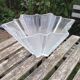 Large vintage salad bowl XXL Walther Glas