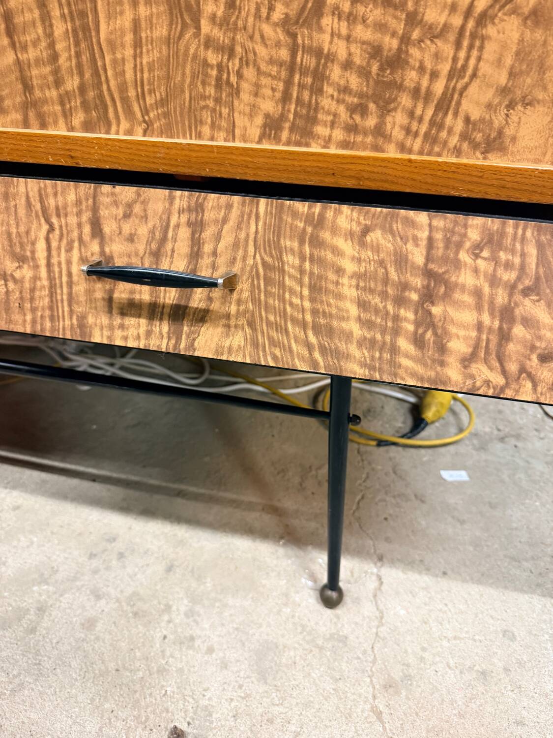 Vintage Formica sideboard from the 1960s/70s, Scandinavian Midcentury modern