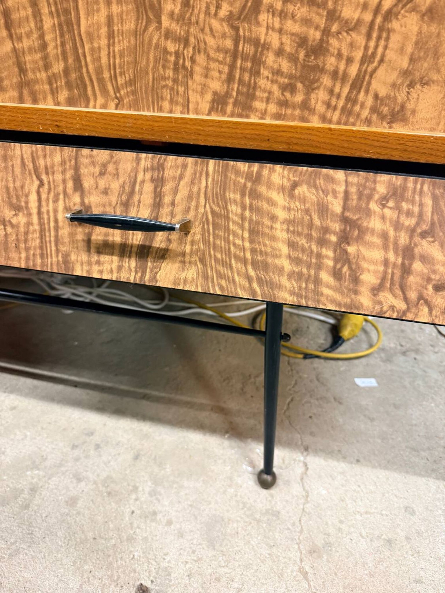 Vintage Formica sideboard from the 1960s/70s, Scandinavian Midcentury modern