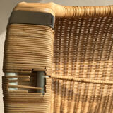 Rocking rattan armchair - designer James Irvine - Ikea edition - 2002