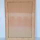 Miroir rectangle doré et bois