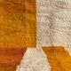 Orange Beni Ouarain rug decorated in natural wool, size 240cm×150cm