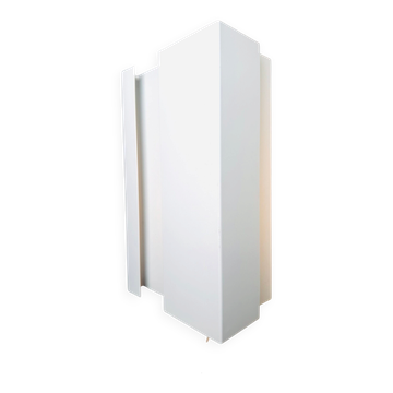 Lampe murale rectangulaire géométrique par J.J.M. Hoogervorst pour Anvia Nederland, Pays-Bas, années 1960.