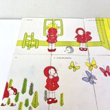 Emilie - vintage domino puzzle - 28 pieces