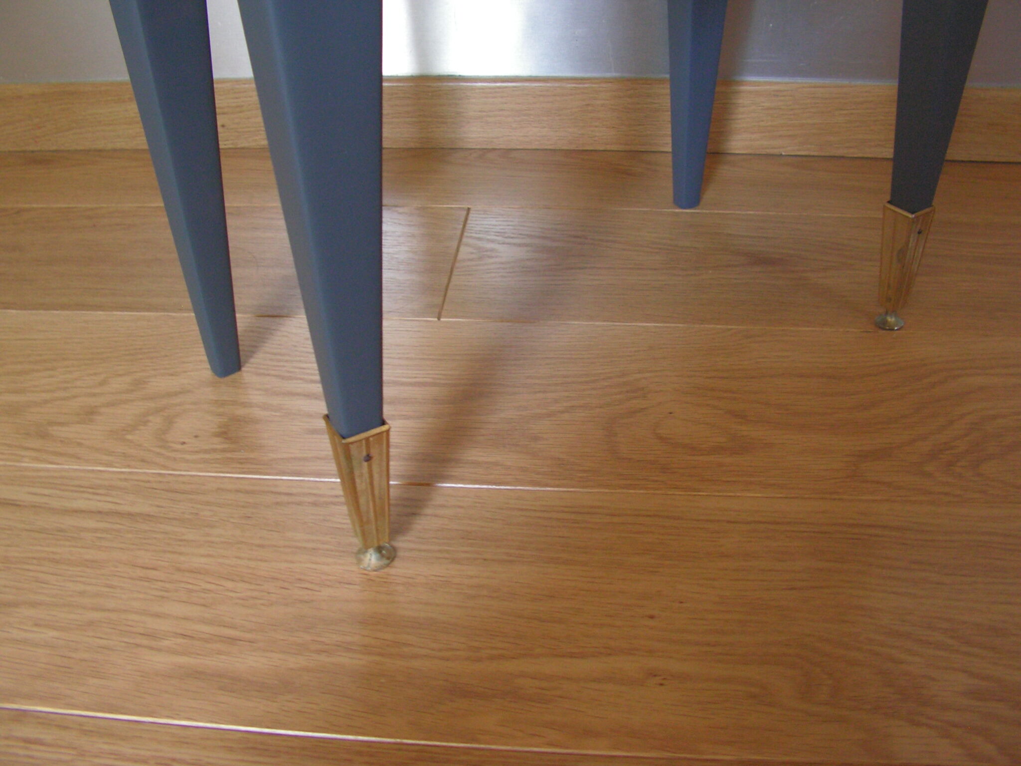 Grey vintage bedside table