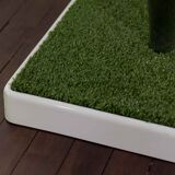 Sedie-Tee seat produced by Gufram in form of a golf ball set on a tee